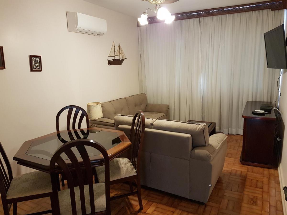 Apartamento Em Frente A Praia Do Embare - Santos Exterior foto